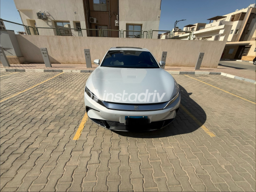 Byd Han 2024 White Automatic Used for Sale in Giza - 2