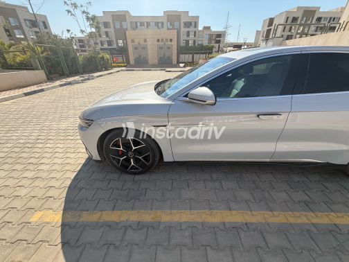 Byd Han 2024 White Automatic Used for Sale in Giza - 7