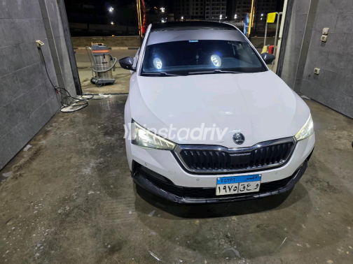 Skoda Scala 2022 White Automatic Used for Sale in Maadi - 8