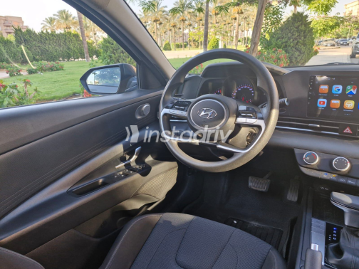 Hyundai Elantra CN7 2022 Gray Automatic Used for Sale in Cairo - 10