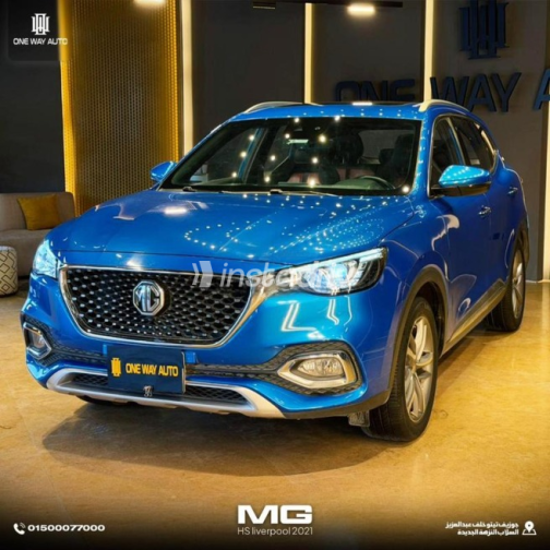 MG HS 2021 Dark Blue Automatic Used for Sale in Nasr city - 1