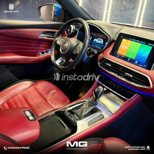 MG HS 2021 Dark Blue Automatic Used for Sale in Nasr city - 2