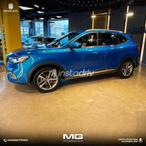 MG HS 2021 Dark Blue Automatic Used for Sale in Nasr city - 5