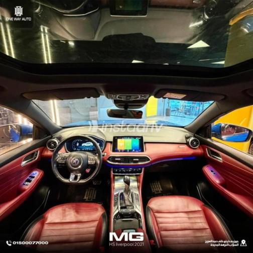 MG HS 2021 Dark Blue Automatic Used for Sale in Nasr city - 10