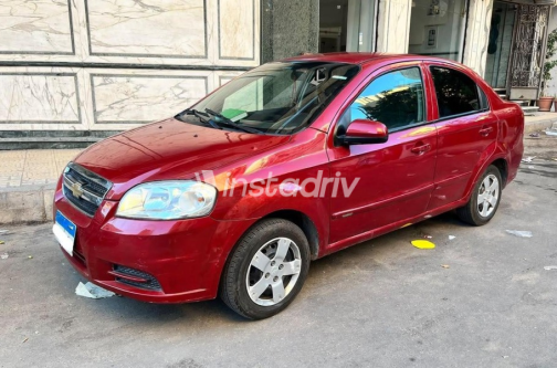 Chevrolet Aveo 2013 Dark Red Manual Used for Sale in Alexandria - 1