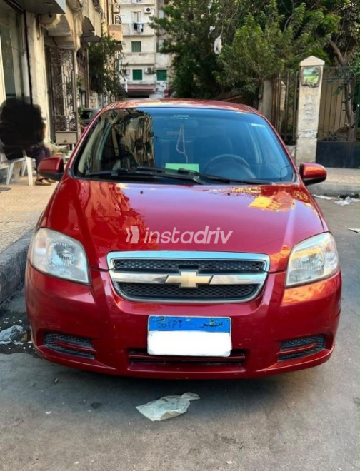 Chevrolet Aveo 2013 Dark Red Manual Used for Sale in Alexandria - 4
