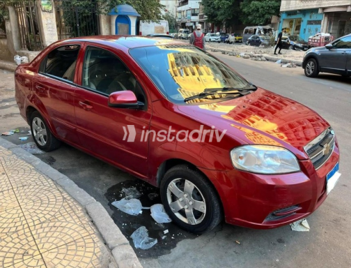 Chevrolet Aveo 2013 Dark Red Manual Used for Sale in Alexandria - 5