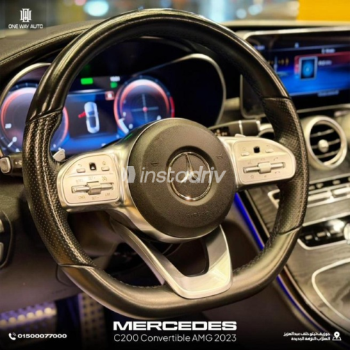Mercedes C 200 2023 White Automatic Used for Sale in Cairo - 10