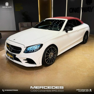 Mercedes C 200 2023 White Automatic Used for Sale in Cairo