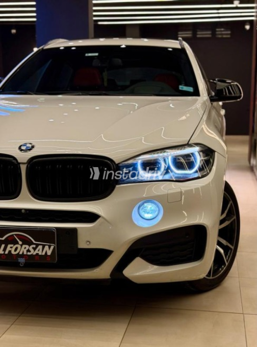 بي ام دبليو X6 2016 أبيض أوتوماتيك مستعملة للبيع في دمياط - 3
