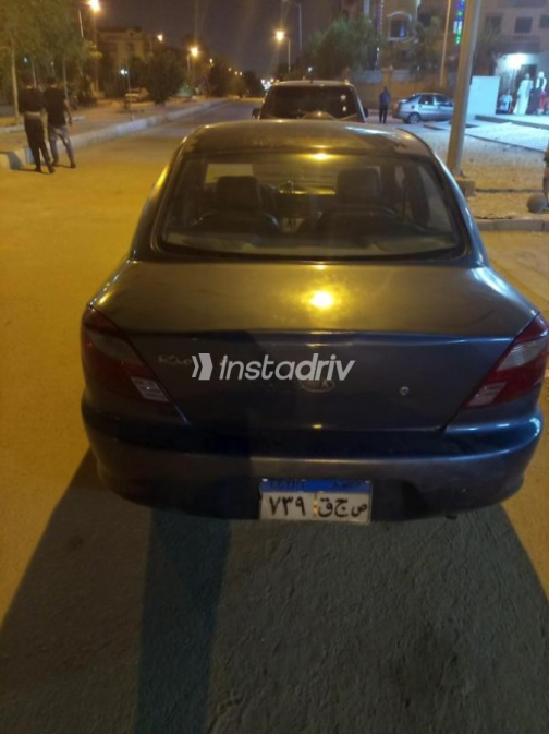 Kia Rio 2001 Dark Blue Manual Used for Sale in Giza - 1