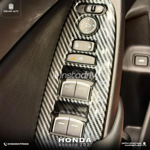Honda Accord 2021 Red Automatic Used for Sale in Nasr city - 9