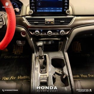 Honda Accord 2021 Red Automatic Used for Sale in Nasr city