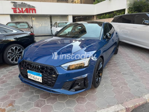 Audi A5 2024 Dark Blue Automatic Used for Sale in Cairo - 3