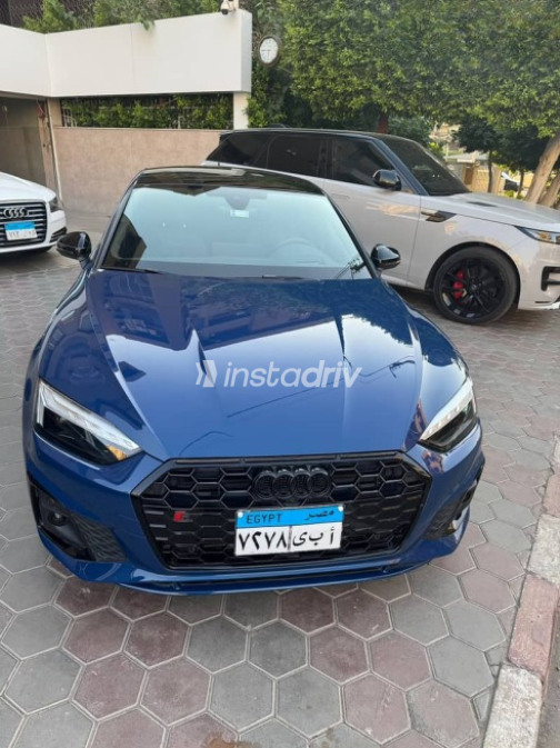 Audi A5 2024 Dark Blue Automatic Used for Sale in Cairo - 4