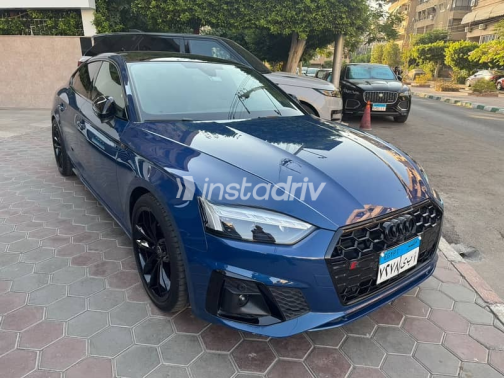 Audi A5 2024 Dark Blue Automatic Used for Sale in Cairo - 9
