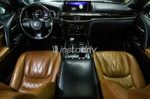 لكزس Lx 2019 أبيض أوتوماتيك مستعملة للبيع في مدينتى - 7