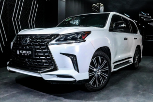 لكزس Lx 2019 أبيض أوتوماتيك مستعملة للبيع في مدينتى