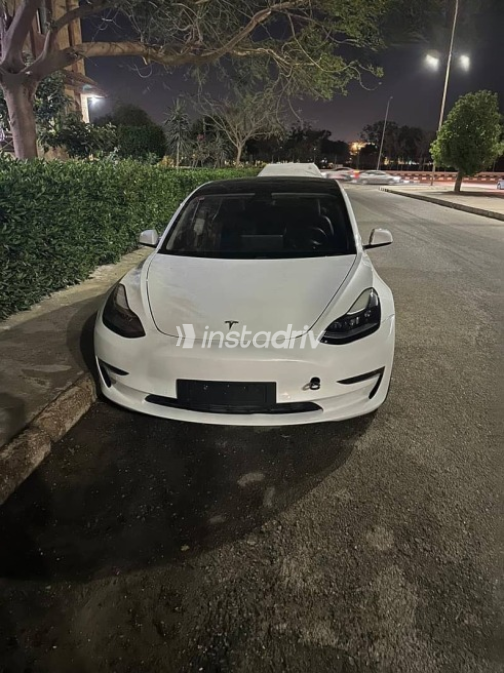 تسلا موديل 3 2021 أبيض أوتوماتيك مستعملة للبيع في مدينتى - 4