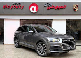 Audi Q7 2018 Gray Automatic Used for Sale in Nasr city