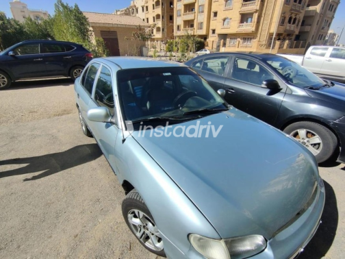 هيونداي اكسنت 2006 سماوي أوتوماتيك مستعملة للبيع في المقطم - 10
