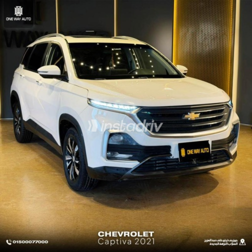 Chevrolet Captiva 2021 White Automatic Used for Sale in Nasr city - 2