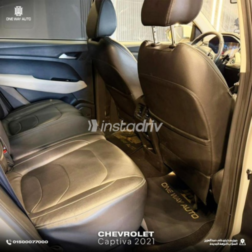 Chevrolet Captiva 2021 White Automatic Used for Sale in Nasr city - 7
