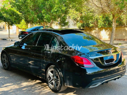 Mercedes C 200 2019 Black Automatic Used for Sale in Sheikh Zayed City - 2