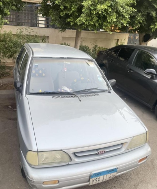 كيا برايد 2002 فضي أوتوماتيك مستعملة للبيع في القاهرة