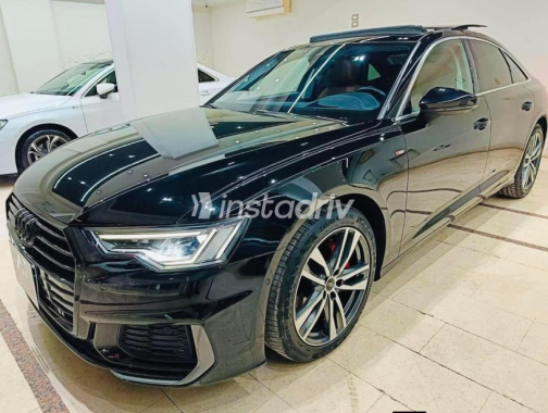 اودي A6 2023 أسود أوتوماتيك مستعملة للبيع في مصر الجديدة - 3