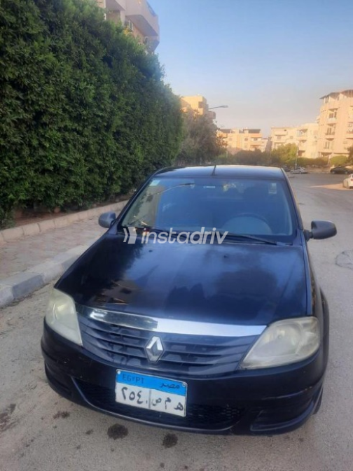 Renault Logan 2010 Black Manual Used for Sale in Obour City - 6