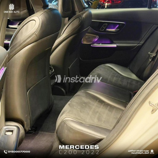 Mercedes C 200 2022 White Automatic Used for Sale in Cairo - 4