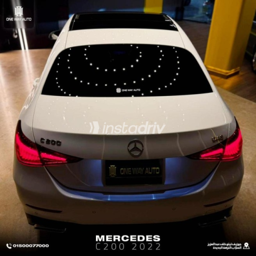 Mercedes C 200 2022 White Automatic Used for Sale in Cairo - 10