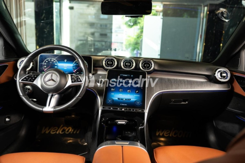 Mercedes C 180 2023 Gray Automatic Used for Sale in Cairo - 8