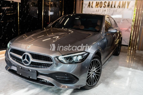 Mercedes C 180 2023 Gray Automatic Used for Sale in Cairo - 10