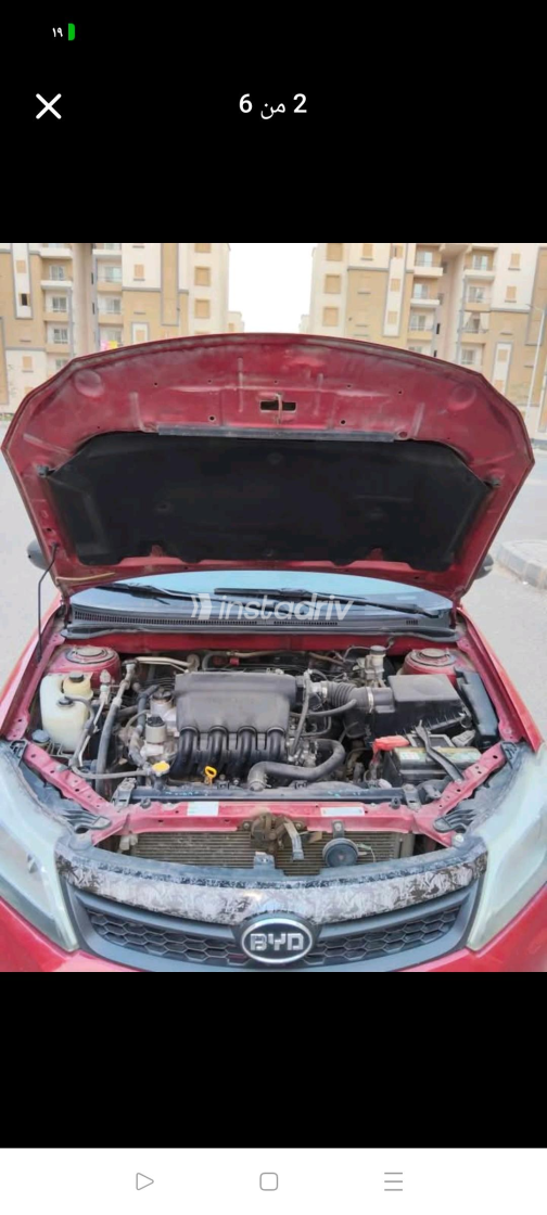 Byd F3 2019 Red Manual Used for Sale in Qalyubia - 4