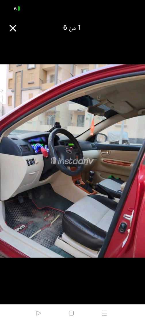 Byd F3 2019 Red Manual Used for Sale in Qalyubia - 5