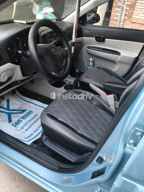 Hyundai Accent 2008 White Manual Used for Sale in Ismailia - 3