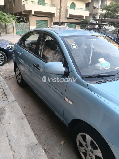 Hyundai Accent 2008 White Manual Used for Sale in Ismailia - 4