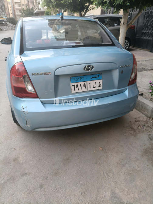 Hyundai Accent 2008 White Manual Used for Sale in Ismailia - 7