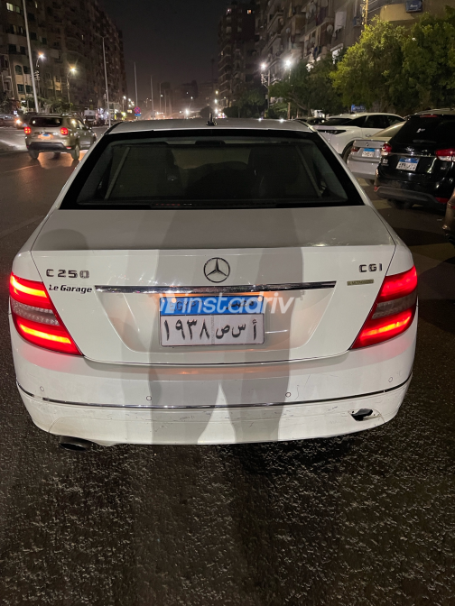 مرسيدس C 250 2010 أبيض أوتوماتيك مستعملة للبيع في مصر الجديدة - 1