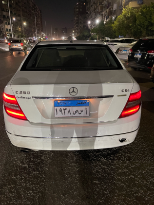 مرسيدس C 250 2010 أبيض أوتوماتيك مستعملة للبيع في مصر الجديدة