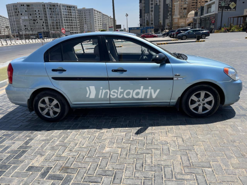 Hyundai Accent 2008 White Manual Used for Sale in Nasr city - 2