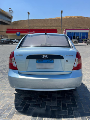 Hyundai Accent 2008 White Manual Used for Sale in Nasr city