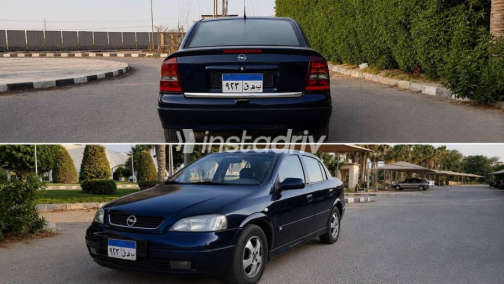 اوبل أسترا 2000 أسود يدوي مستعملة للبيع في القاهرة - 9
