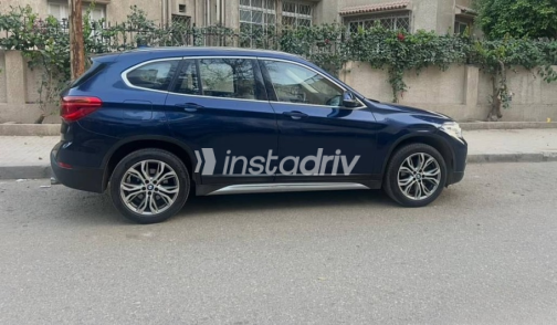 BMW X1 2019 Dark Blue Automatic Used for Sale in Giza - 3
