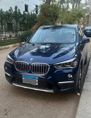 BMW X1 2019 Dark Blue Automatic Used for Sale in Giza