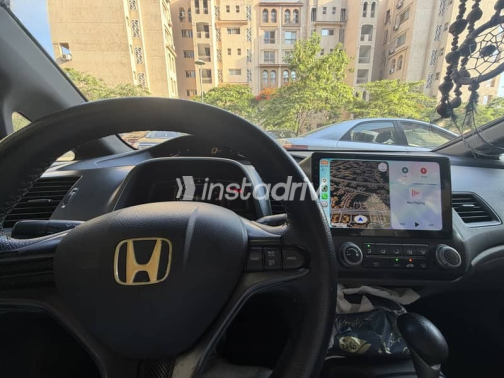 Honda Civic 2008 Dark Blue Automatic Used for Sale in Cairo - 6