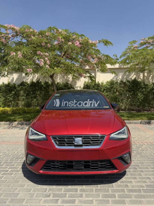 Seat Ibiza 2023 Red Automatic Used for Sale in Cairo - 1