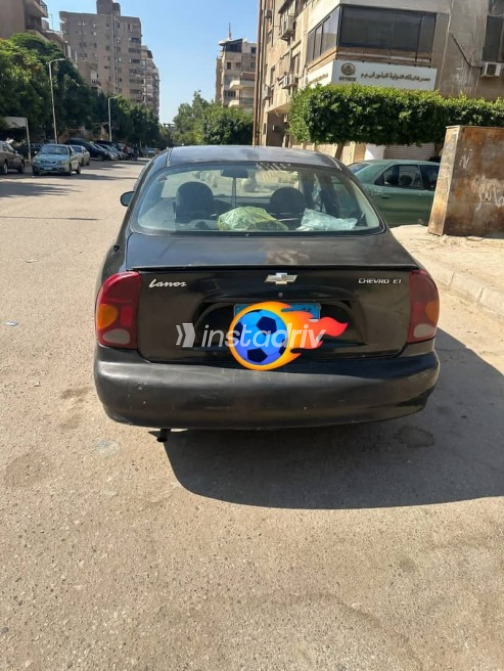 Chevrolet Lanos 2011 Black Manual Used for Sale in Cairo - 2